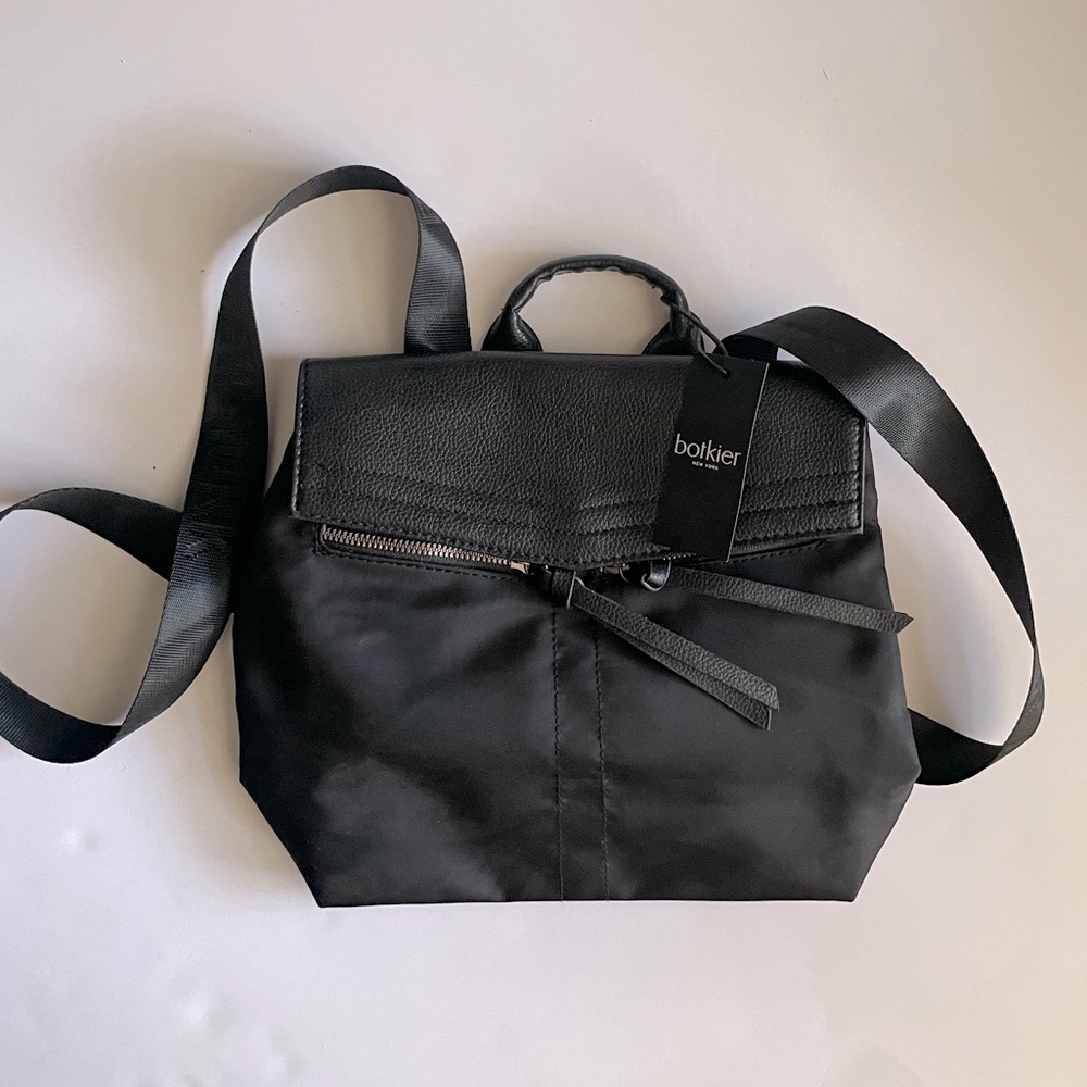 NWT BOTKIER New York Black Nylon Backpack